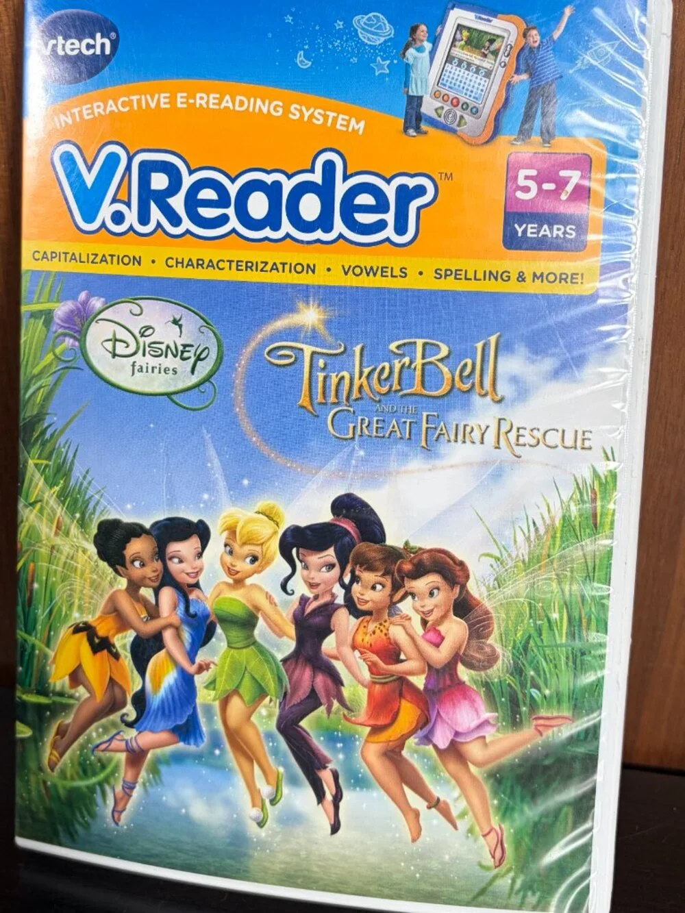 VTech V-Reader Learning Games Lot of 3 Mickey Mouse | Tinker Bell | Tangled